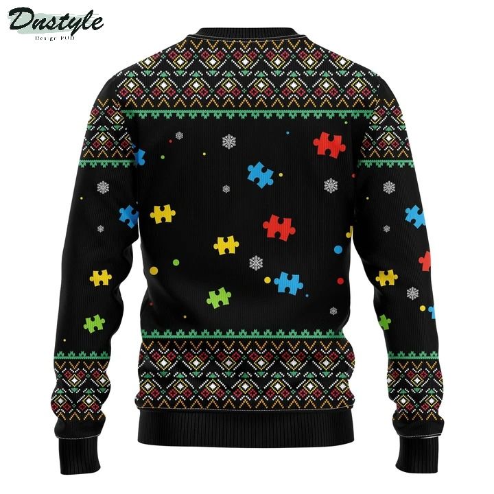 Autism Tree Ugly Christmas Sweater 1