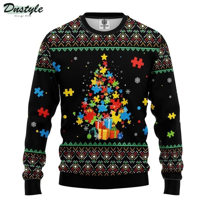 Autism Tree Ugly Christmas Sweater