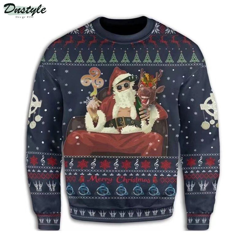 Bad Santa ugly christmas sweater