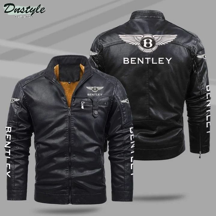 Benley fleece leather jacket