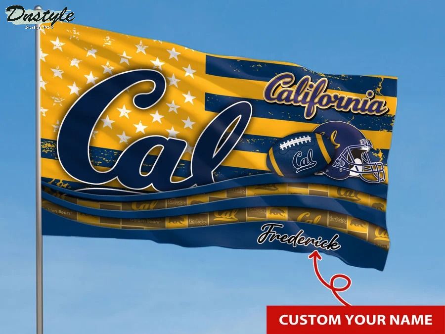 California golden bears NCAA custom name flag 1
