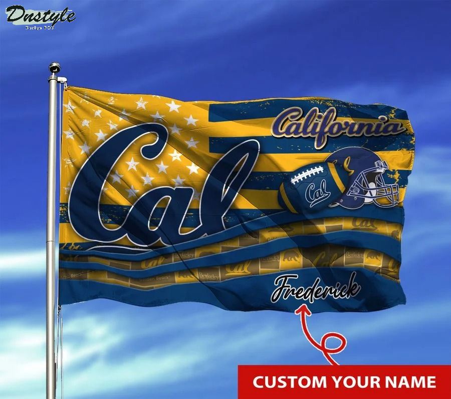 California golden bears NCAA custom name flag