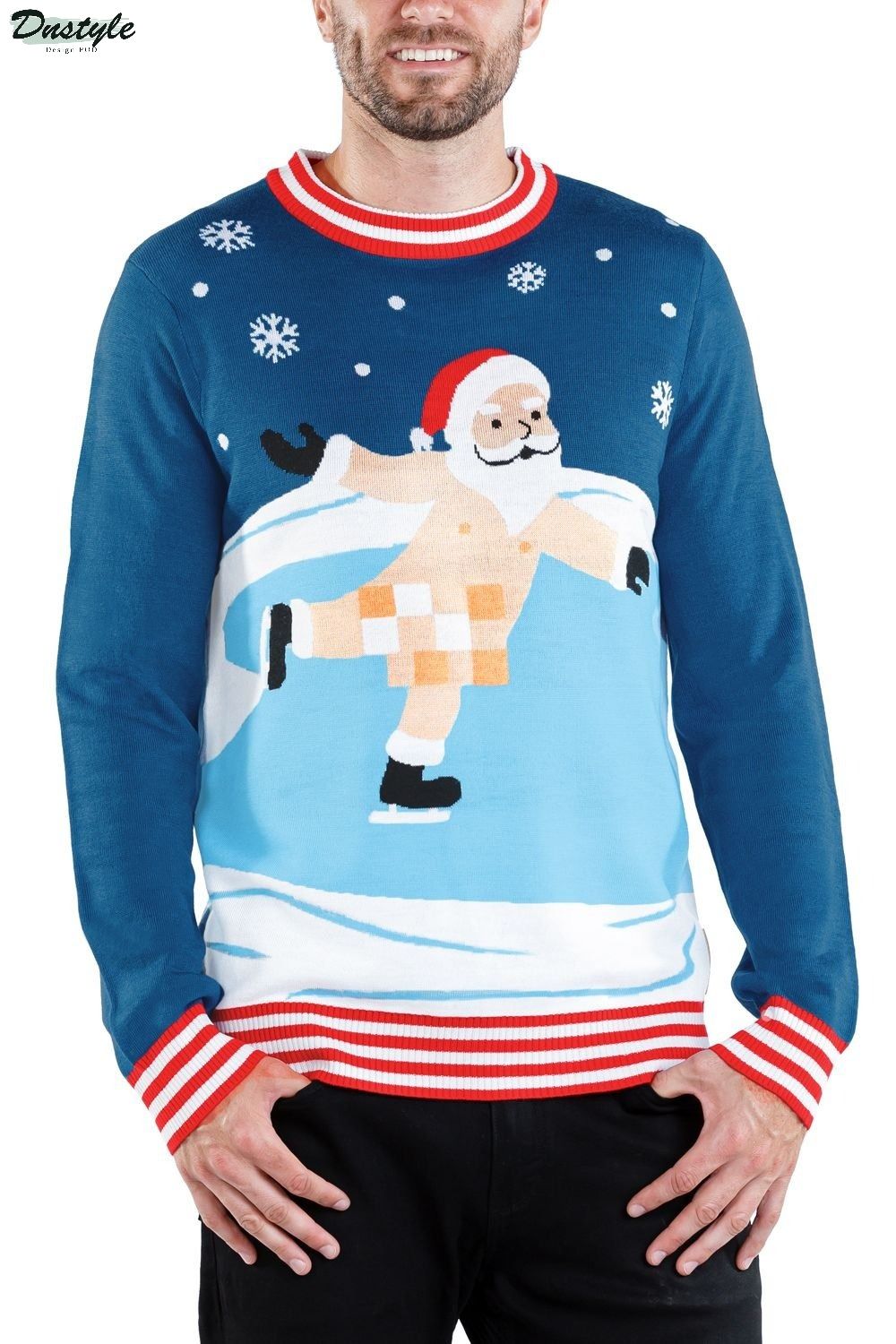 Censored Skater Ugly Christmas Sweater
