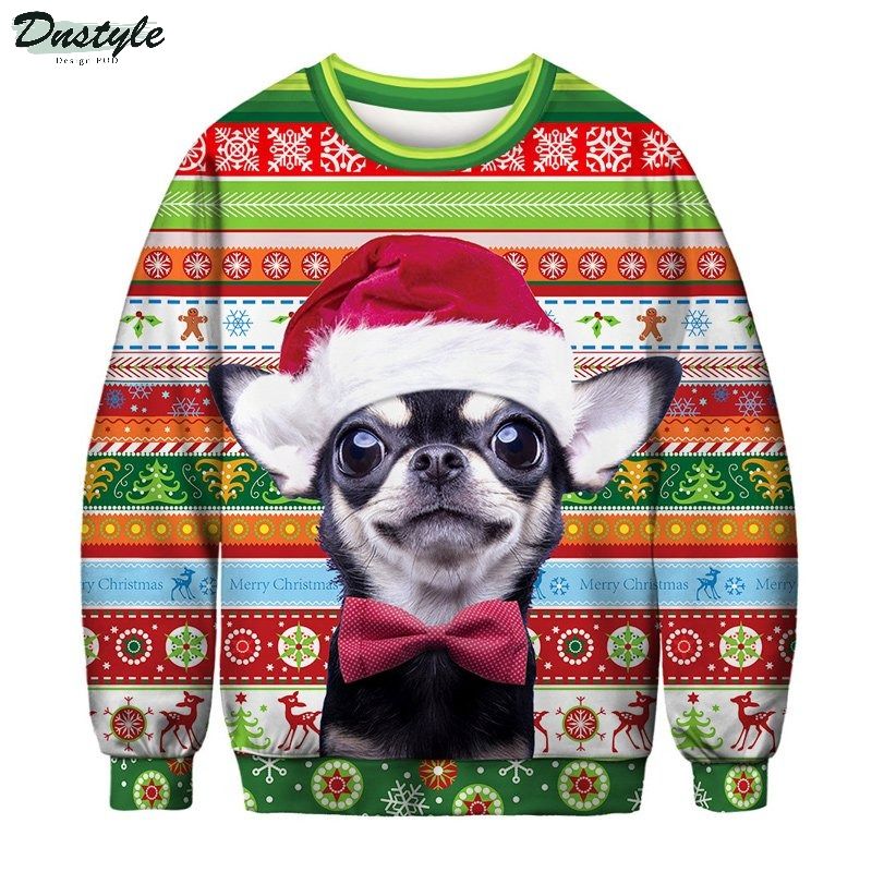 Chihuahua Christmas Ugly Sweater