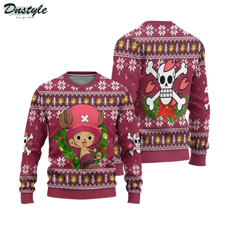 Chopper One Piece Anime Ugly Christmas Sweater