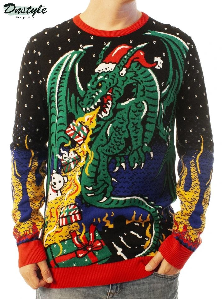 Christmas Dragon ugly christmas sweater
