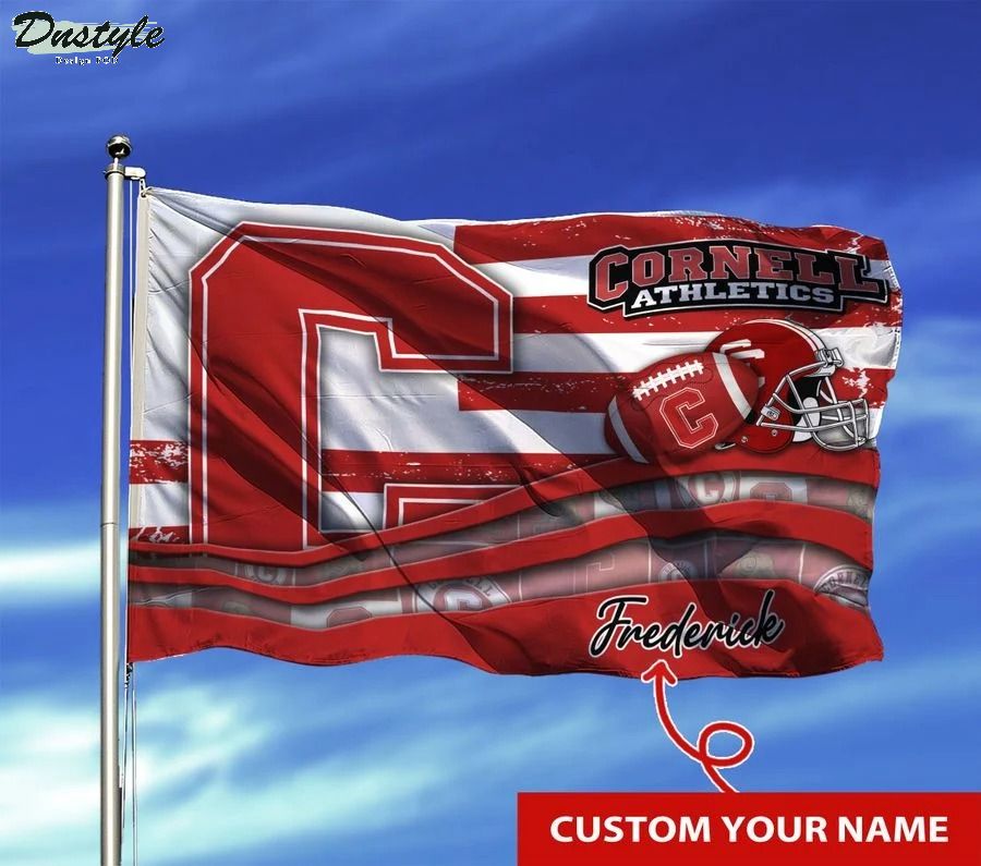 Cornell big red NCAA custom name flag