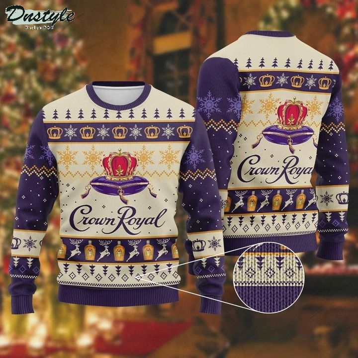 Crown Royal Christmas Ugly Sweater