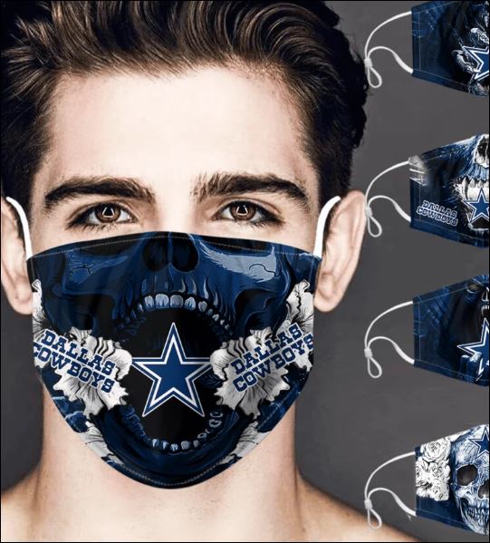 Dallas Cowboys skull face mask