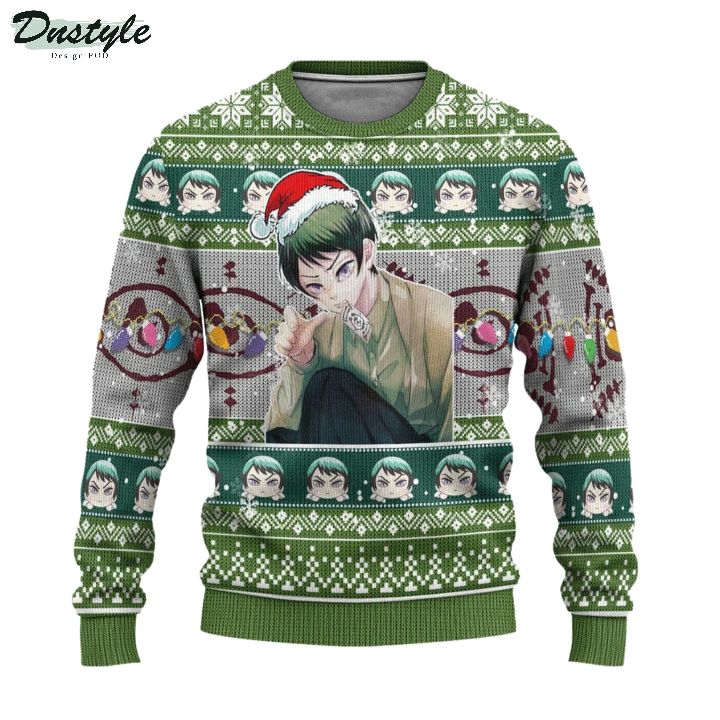 Demon Slayer Yushiro Anime Ugly Christmas Sweater 1