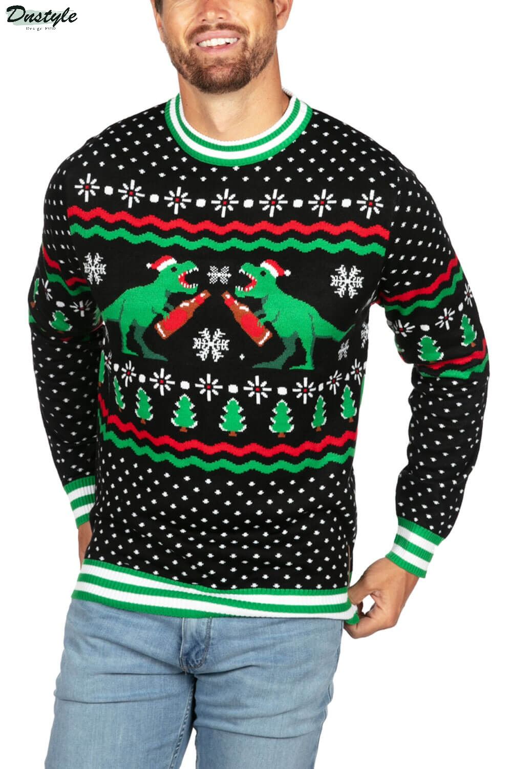 Dino Mate Ugly Christmas Sweater