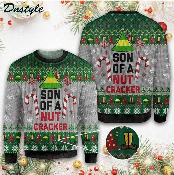 Elf Son Of A NutCracker Ugly Christmas Sweater
