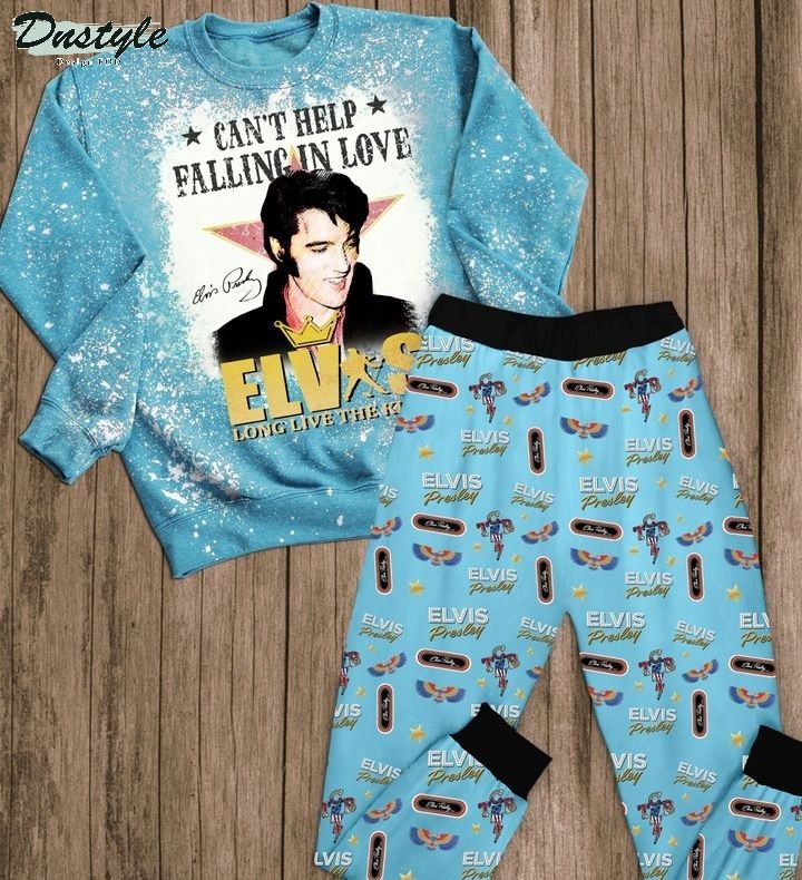 Elvis presley can't help falling in love pajamas set