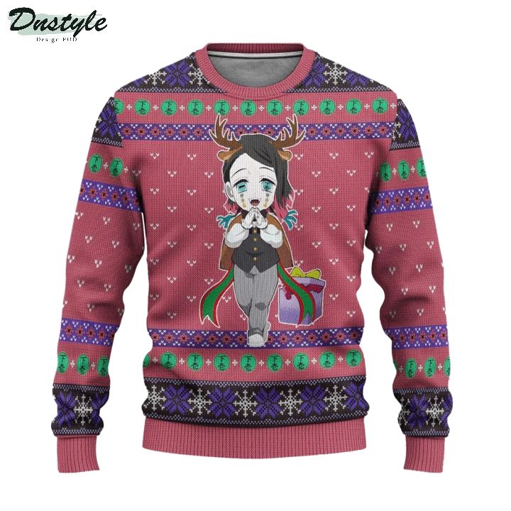 Enmu Demon Slayer Anime Ugly Christmas Sweater 1