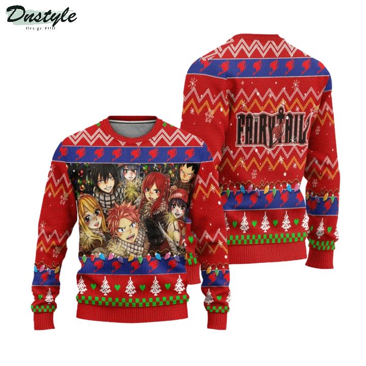 Fairy Tail Anime Ugly Christmas Sweater