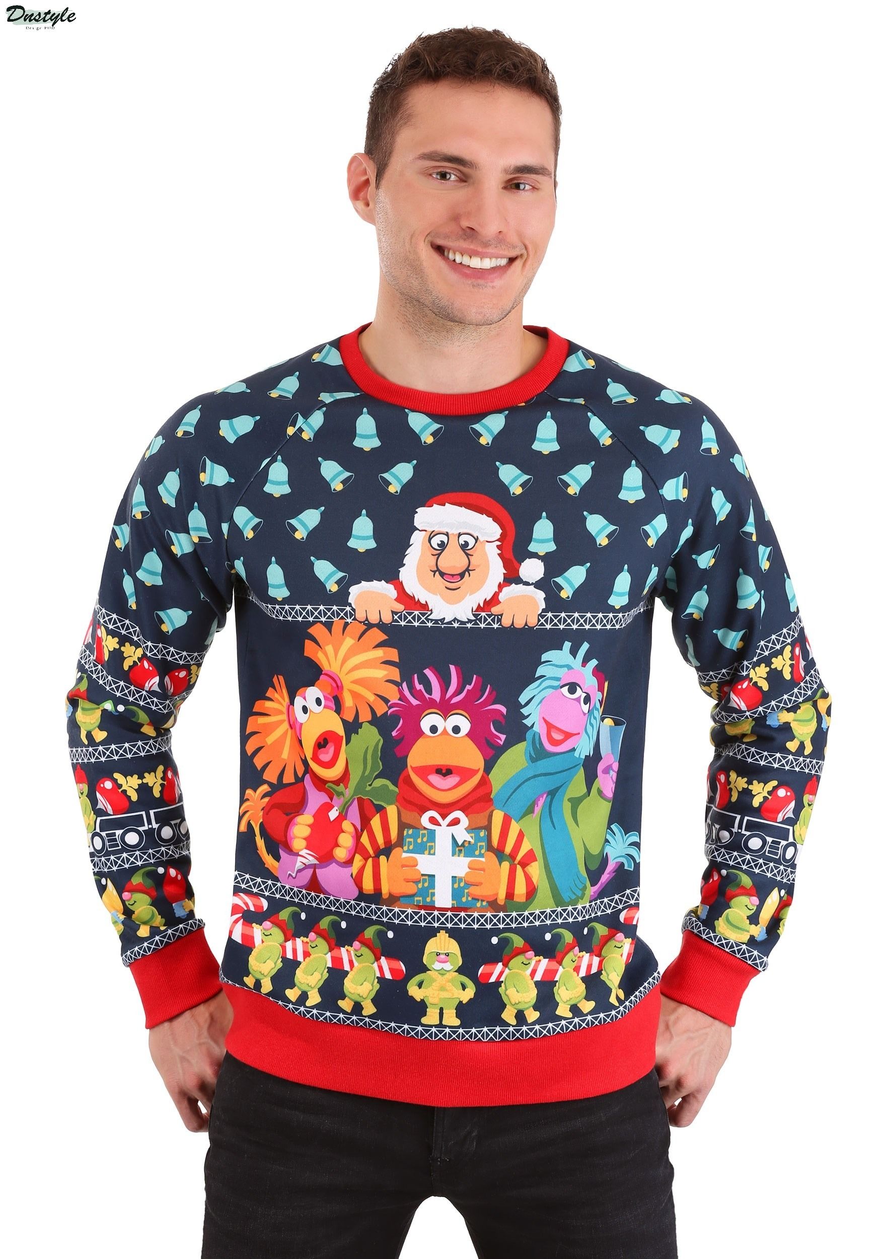 Fraggle Rock Sublimated Muppet Ugly Christmas Sweater 2