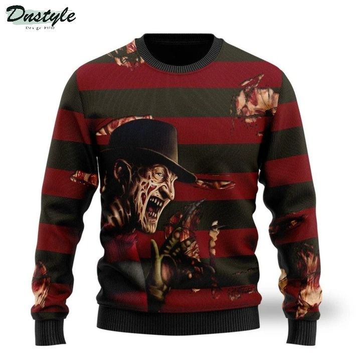 Freddy Krueger Ugly Christmas Sweater 1