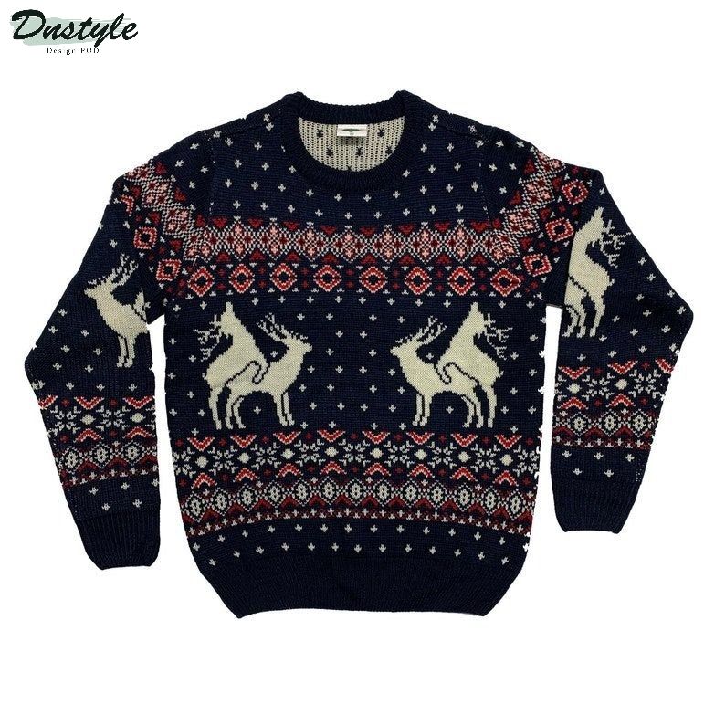 Frisky Reindeer Ugly Christmas Sweater