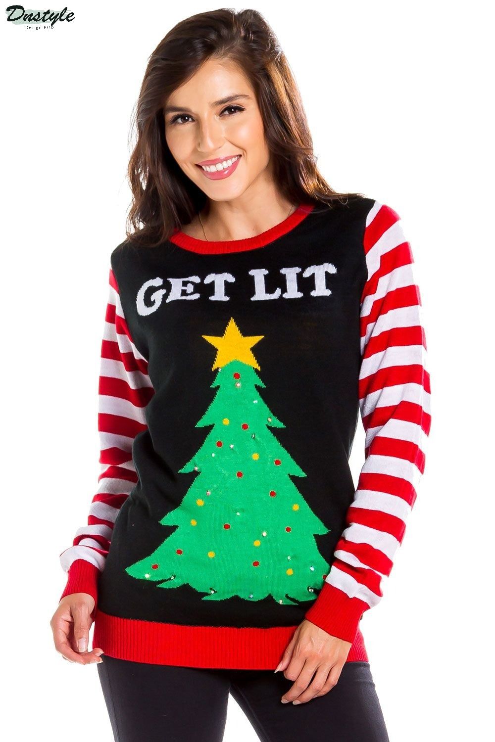 Get Lit Light Up Ugly Christmas Sweater 2