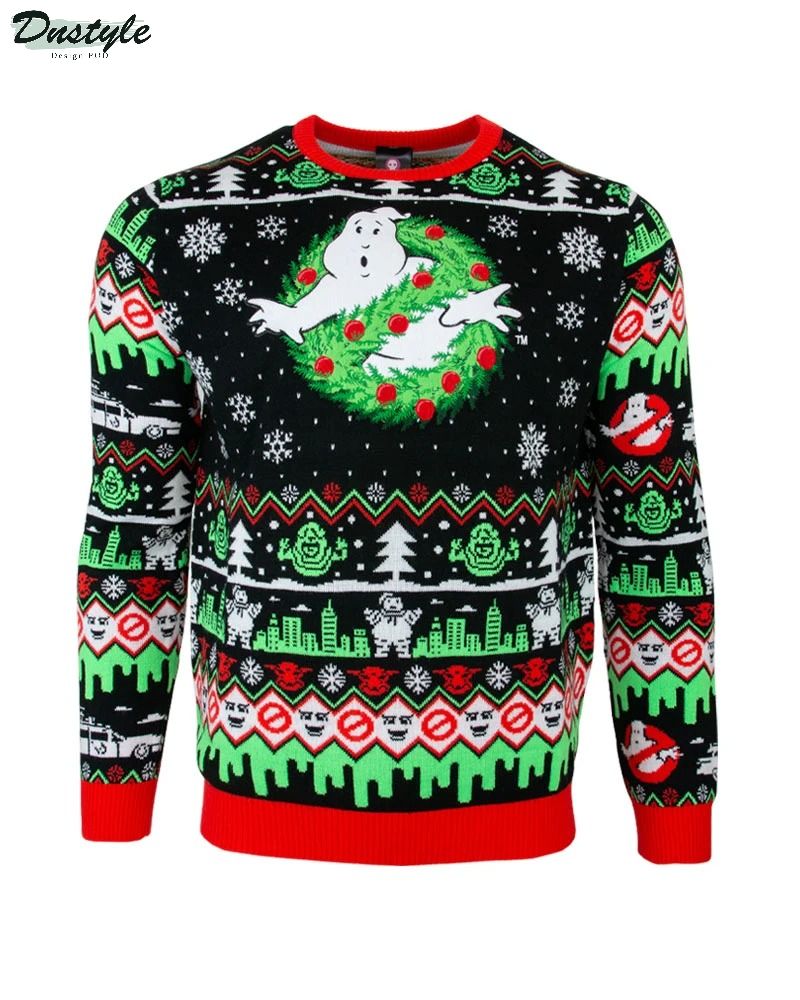 Ghostbusters ugly christmas sweater