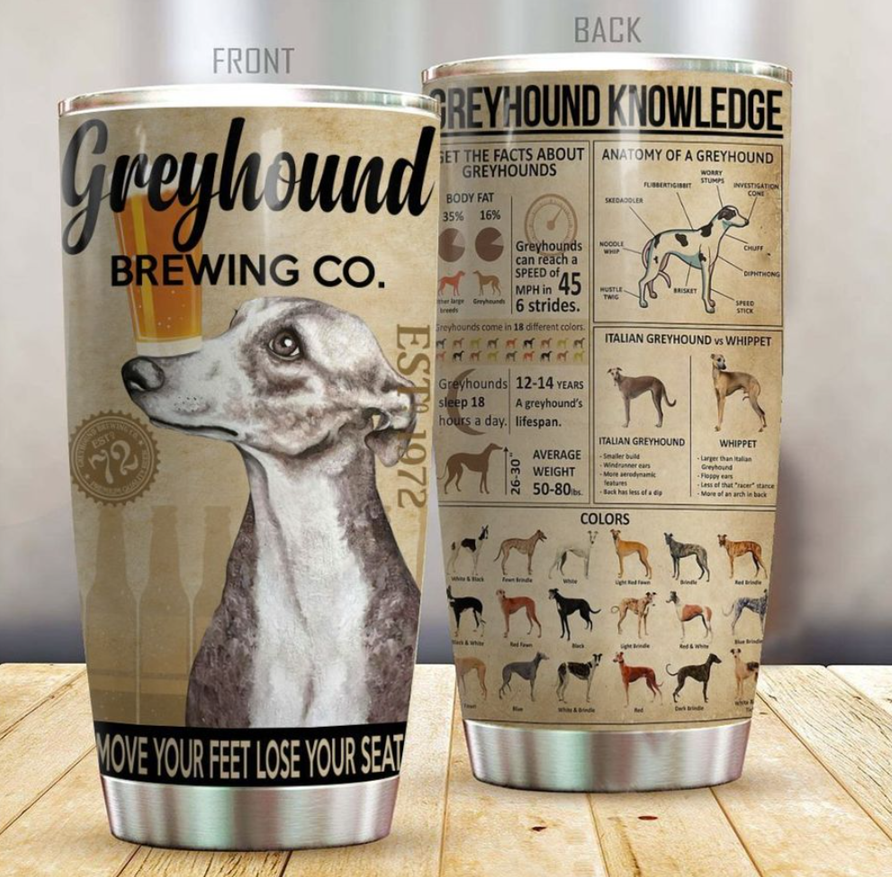 Greyhound brewing co tumbler