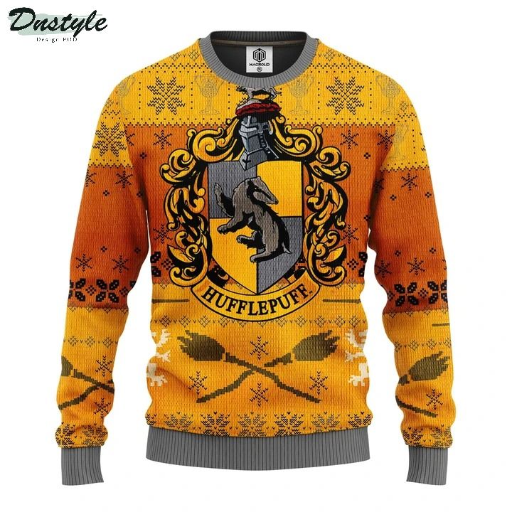 Harry Potter Hufflepuff Ugly Christmas Sweater