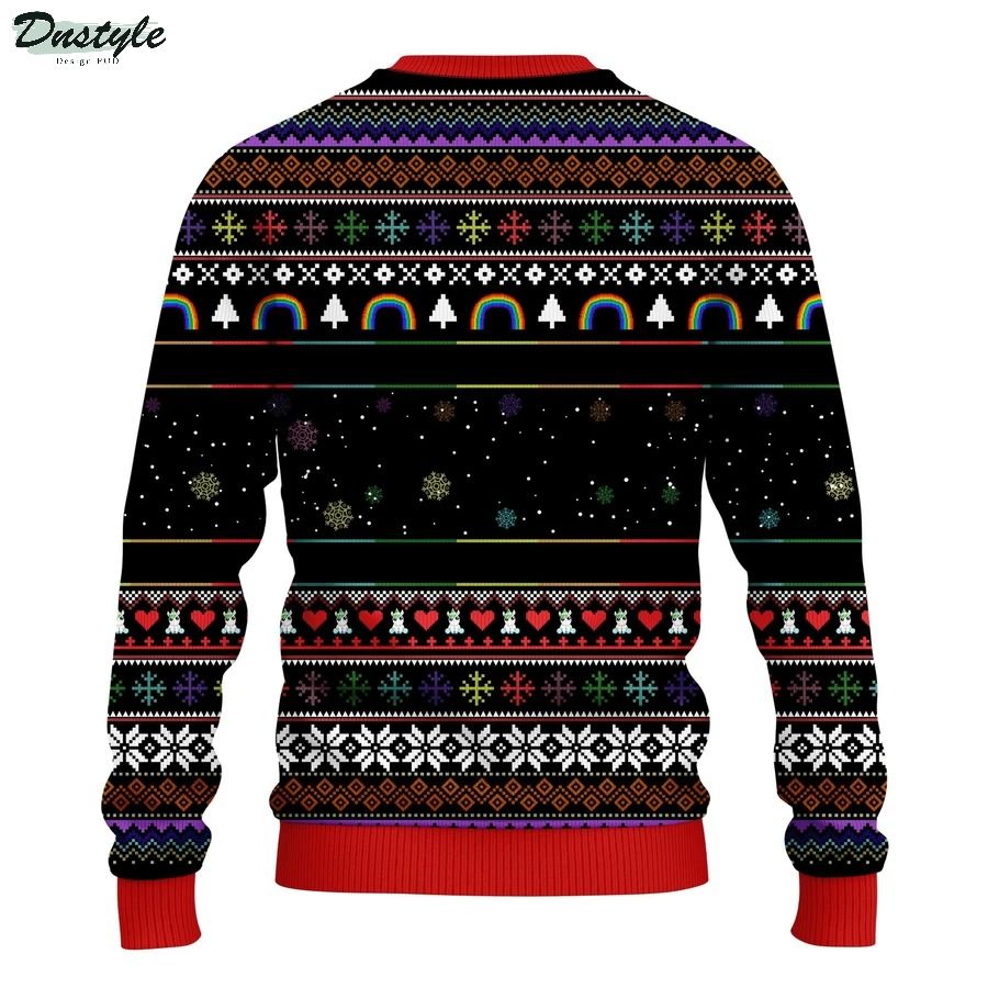 Ho ho ho homo happy holigays ugly christmas sweater 1