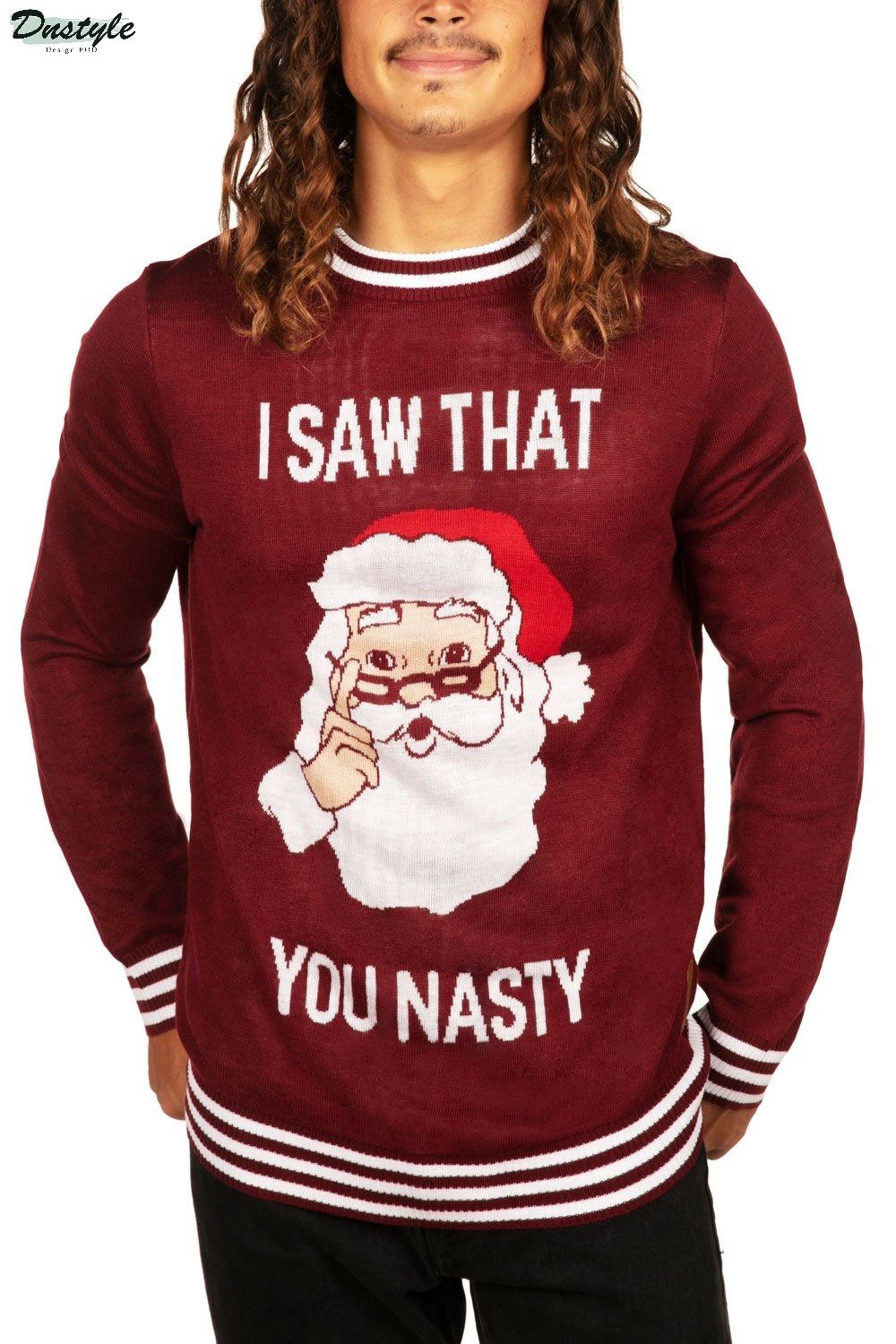 I saw that you nasty ugly christmas sweater