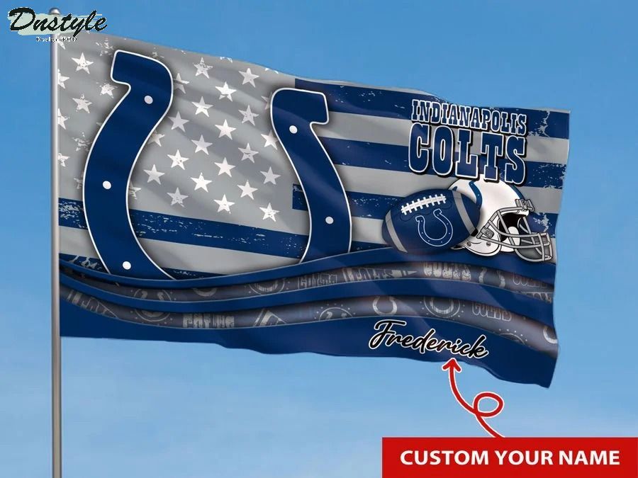Indianapolis colts NFL custom name flag 1