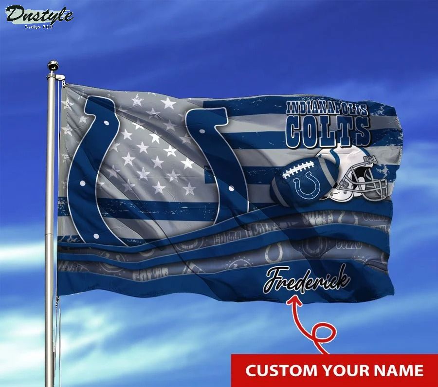 Indianapolis colts NFL custom name flag