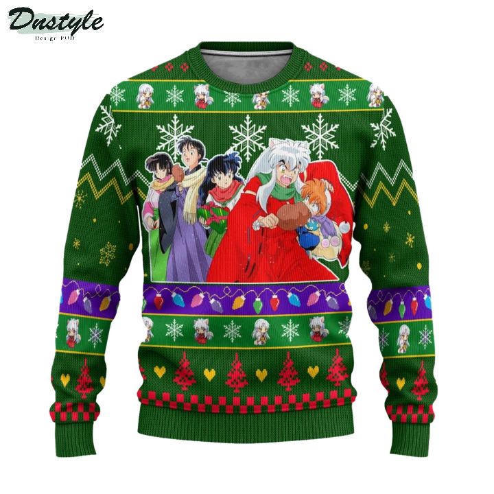 Inuyasha Anime Ugly Christmas Sweater 1