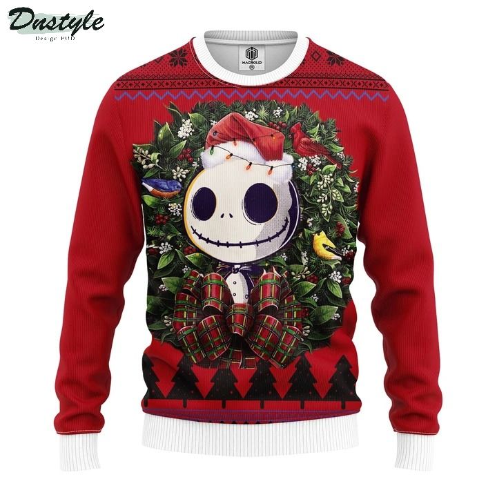 Jack Skellington Nightmare Before Christmas Ugly Christmas Sweater