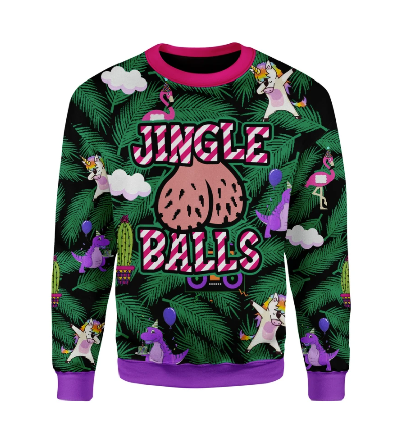 Jingle balls ugly sweater