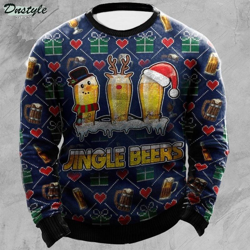 Jingle beers christmas ugly sweater