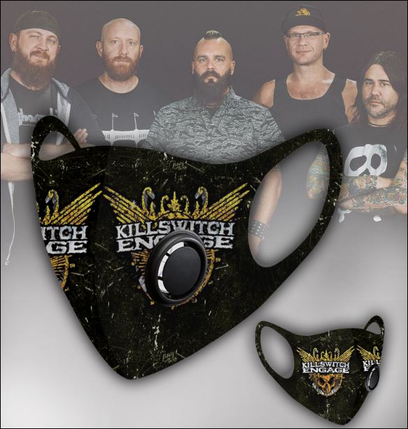 Killswitch Engage filter activated carbon face mask