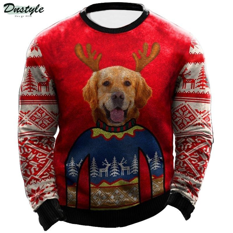 Labrador christmas ugly sweater 1