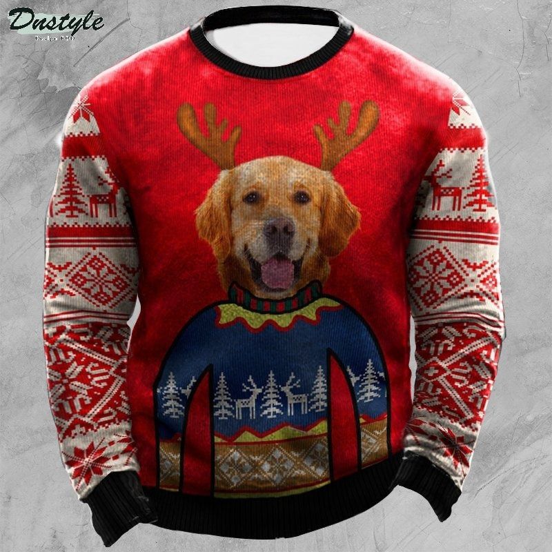 Labrador christmas ugly sweater