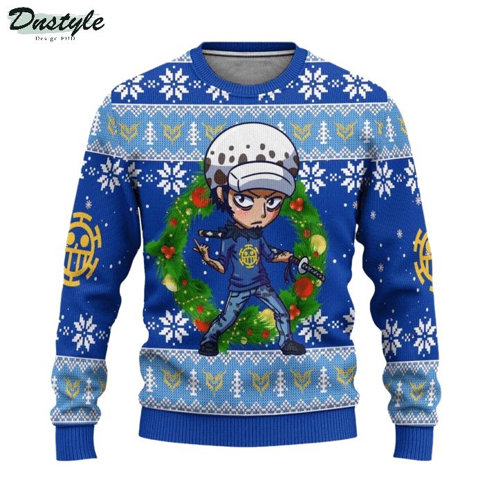 Law One Piece Anime Ugly Christmas Sweater 2