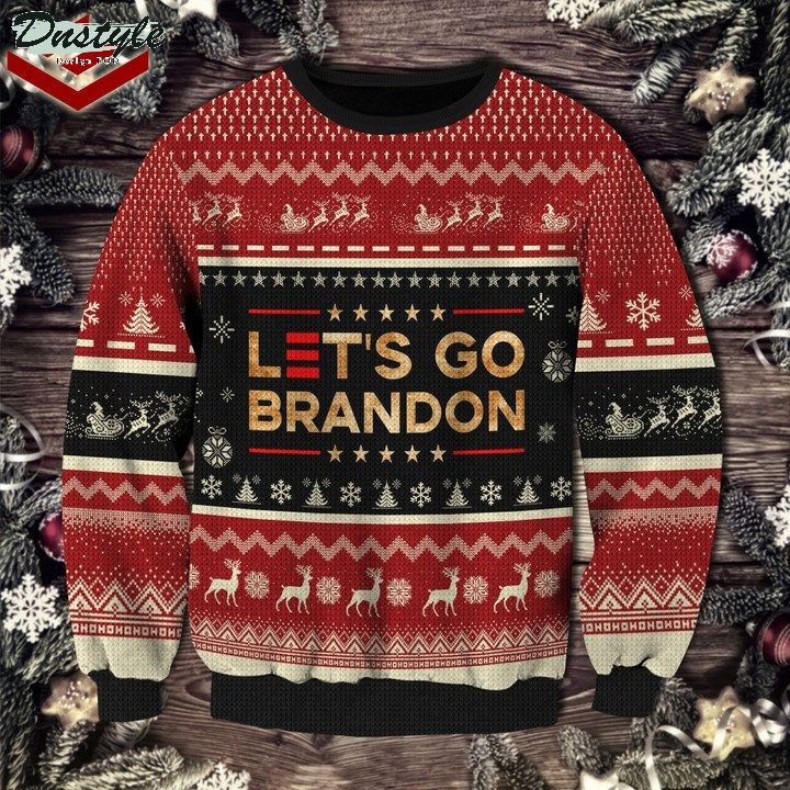 Let's go brandon FJB ugly christmas sweater 2