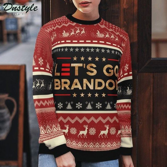 Let's go brandon christmas ugly sweater 2