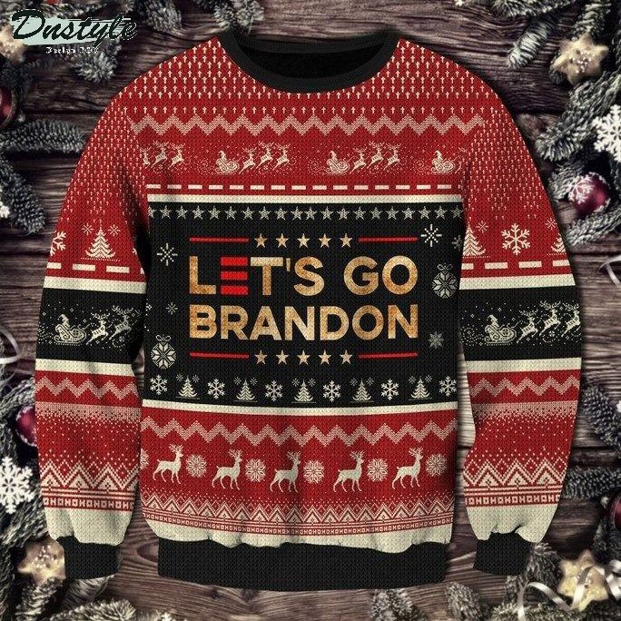Let's go brandon christmas ugly sweater
