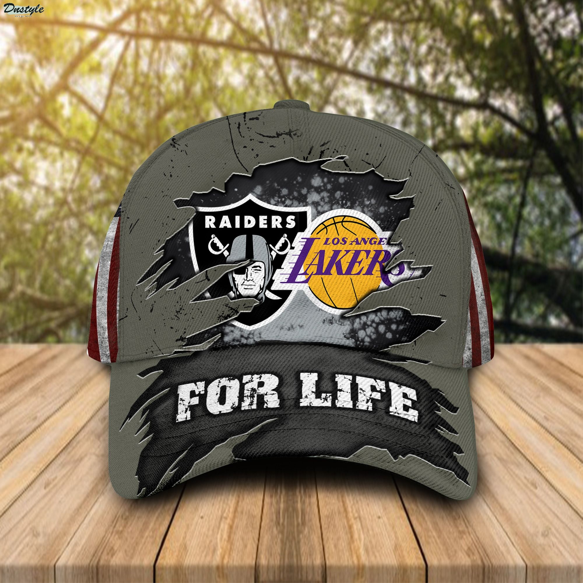Los Angeles Raiders And Los Angeles Lakers For Life Cap