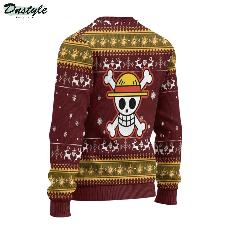 Luffy One Piece Anime Ugly Christmas Sweater 2