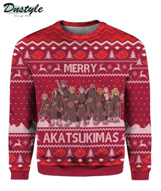 Merry Akatsuki naruto ugly christmas sweater