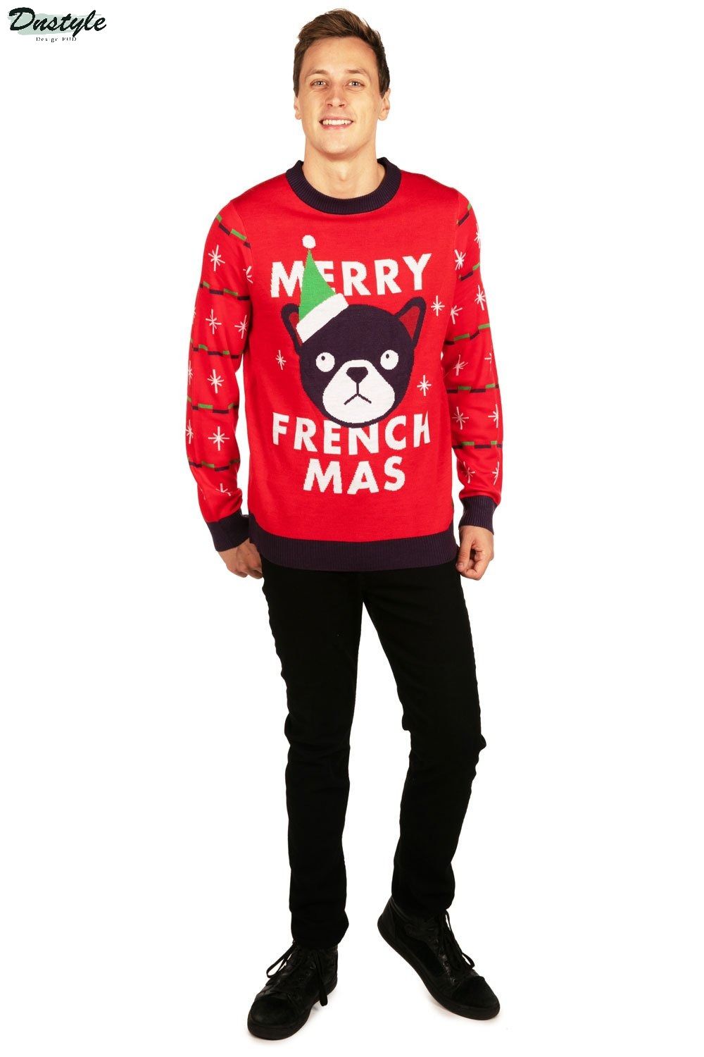 Merry Frenchmas Ugly Christmas Sweater 1