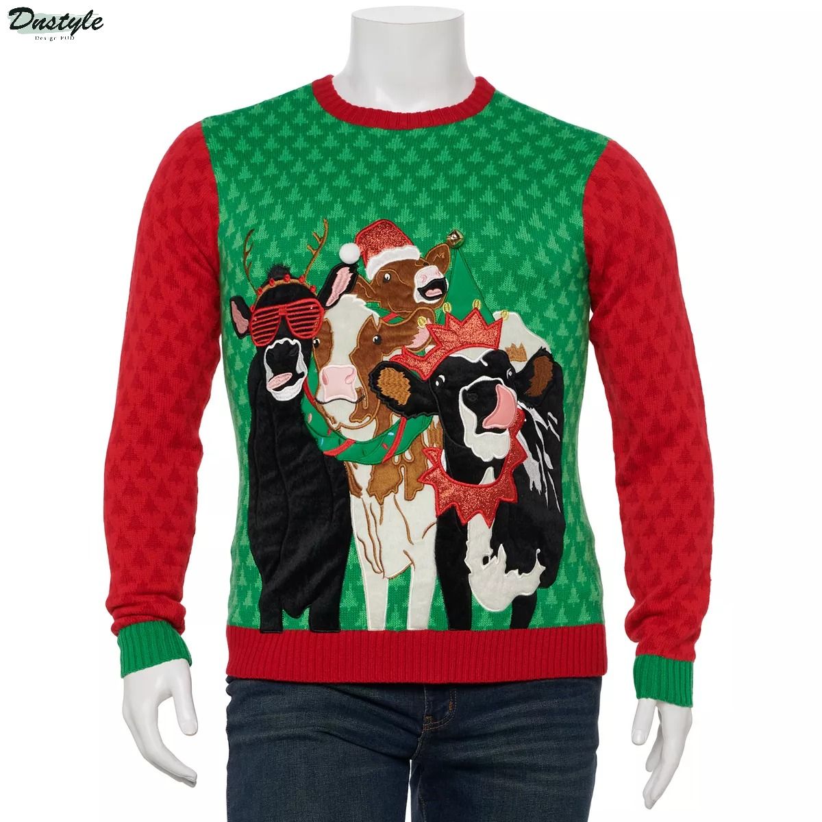 Merry christmas cow ugly sweater