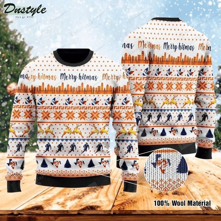 Merry hitmas ugly christmas sweater