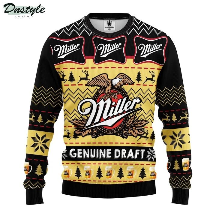 Miler Genuine Draft Ugly Christmas Sweater