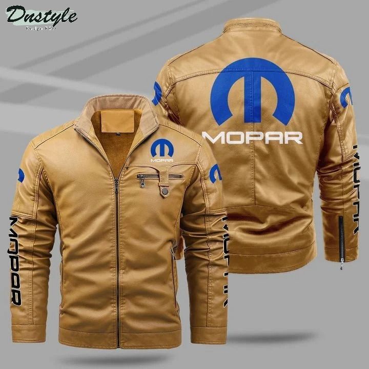 Mopar fleece leather jacket 1