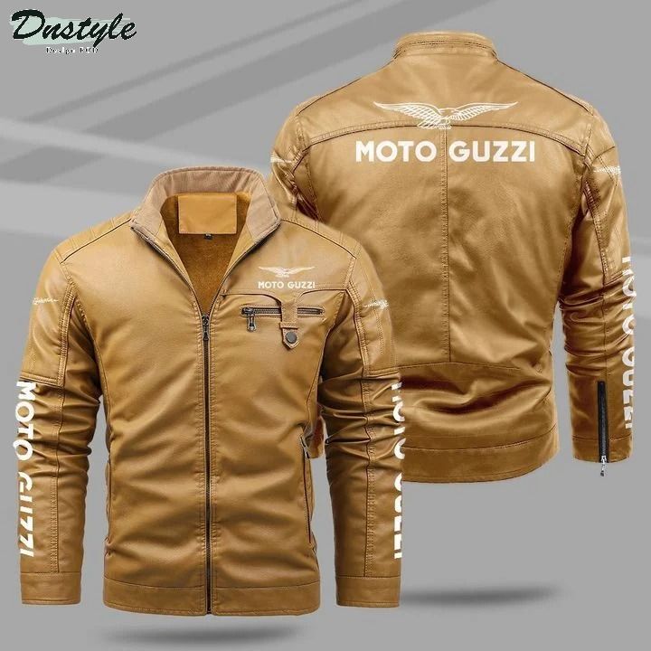 Moto guzzi fleece leather jacket